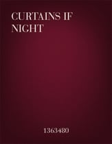 Curtains of Night TTBB choral sheet music cover